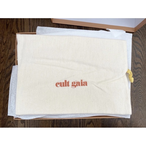 NIB Cult Gaia Alba Jasper Leather Coil Wrap Platform Wedge Sandals Pumps 36 $498 - Picture 8 of 10